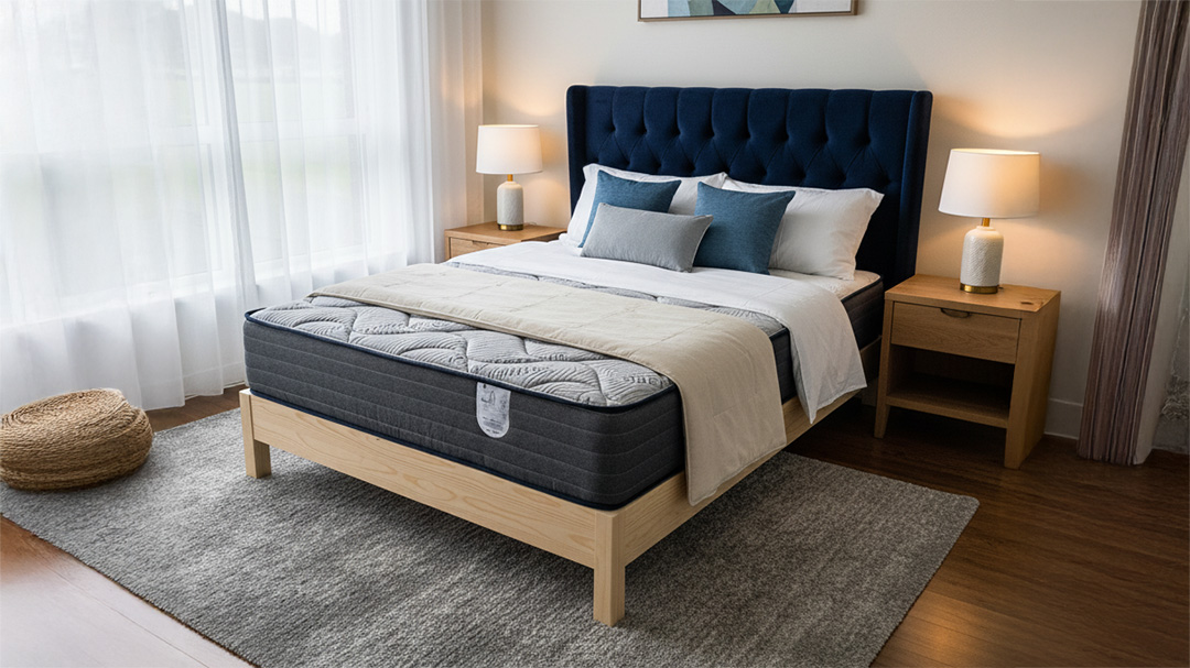 [高品質床墊與穩固床架的完美組合]